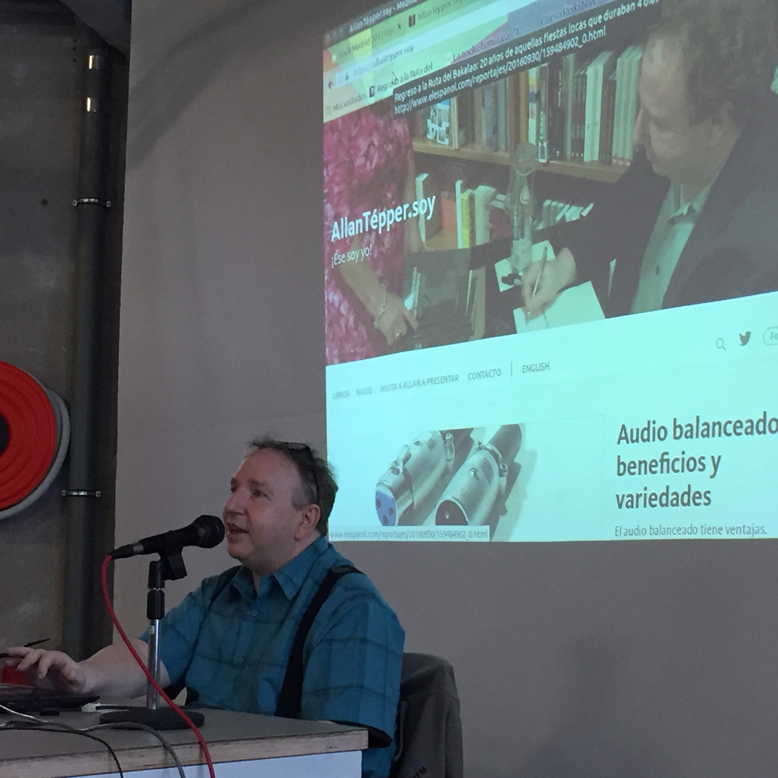 WordPress security seminar in Madrid by Allan Tépper 1