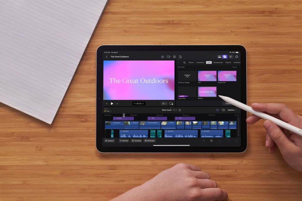 Final Cut Pro for the iPad 12