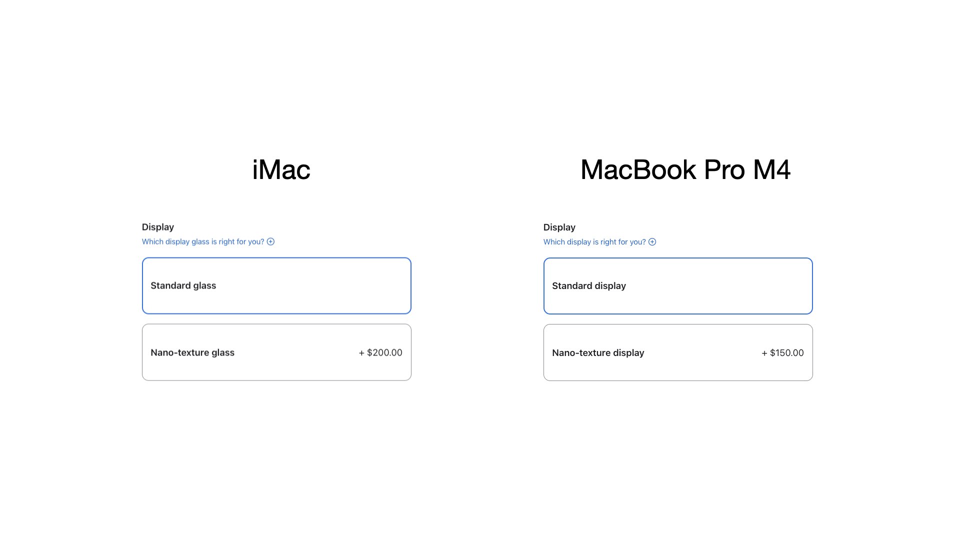 Apple offers matte option on MacBook Pro and iMac M4 models by