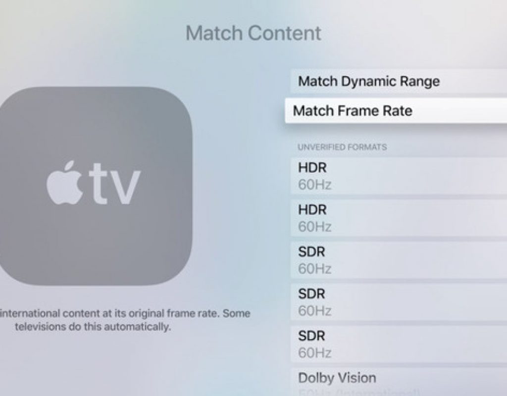AppleTV adds Match Frame Rate & Match Dynamic Range options (part 1) 3