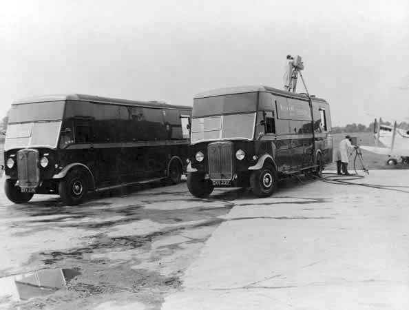 First all electronic television remote units. Built by the BBC in 1936-37. From http://www.tvobhistory.co.uk/