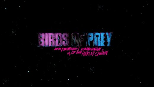 Designing the eye-catching titles for “Birds of Prey” 2