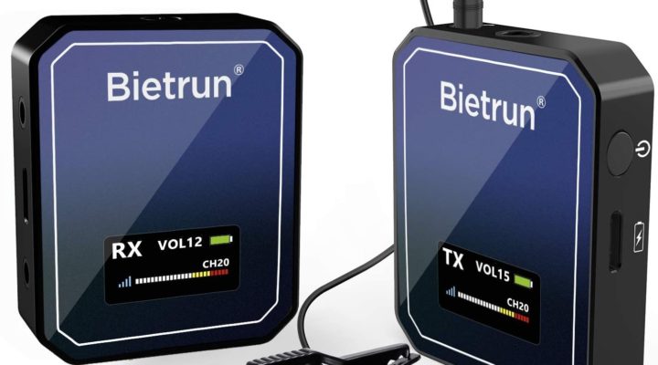Review: Bietrun WXM22 wireless lavalier microphone system 1
