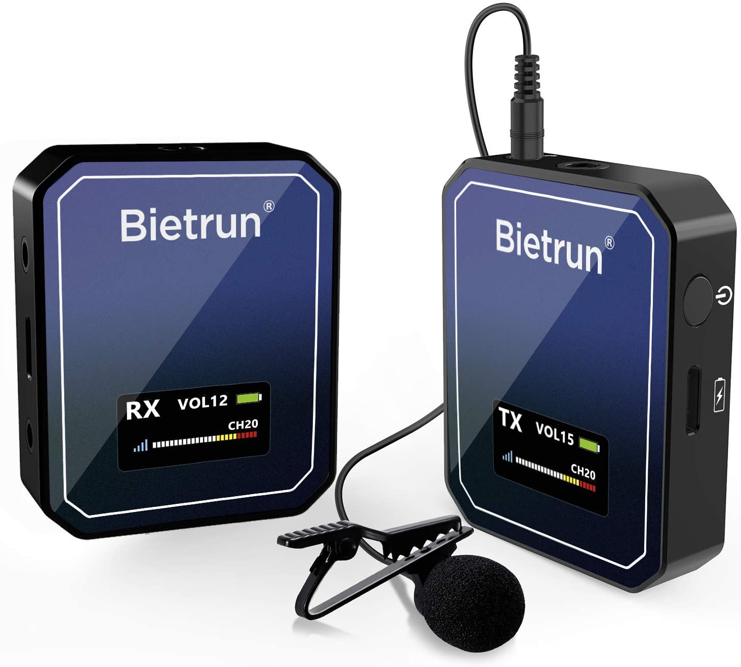 Review: Bietrun WXM22 wireless lavalier microphone system 26