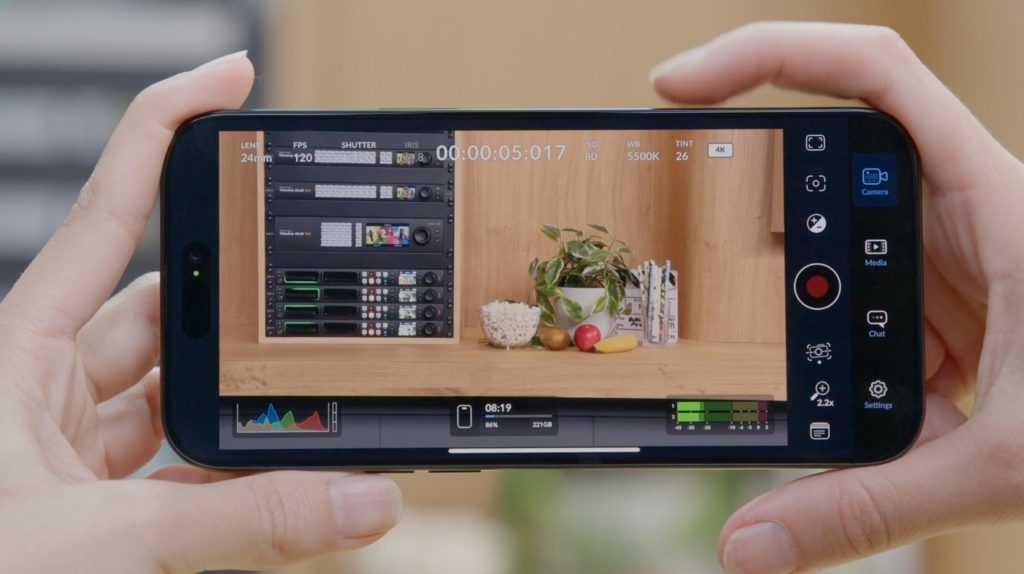 Blackmagic Camera for iOS adds support for live streaming 3