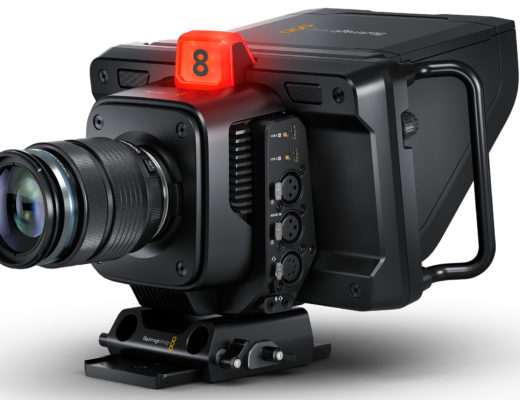 Product shot of Blackmagic Studio Camera 4K Pro