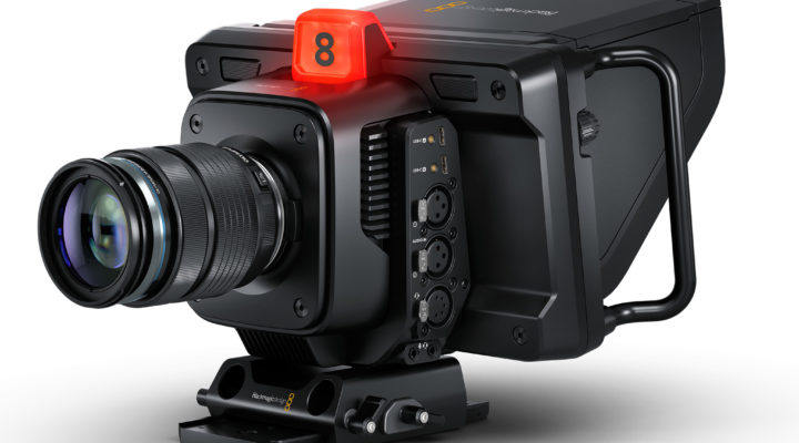 Product shot of Blackmagic Studio Camera 4K Pro