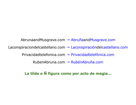Accented domains