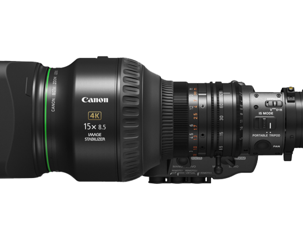 NAB 2019: Canon Image Stabilization in new 8.5-128mm F/2.5 B4 4K Lens 1