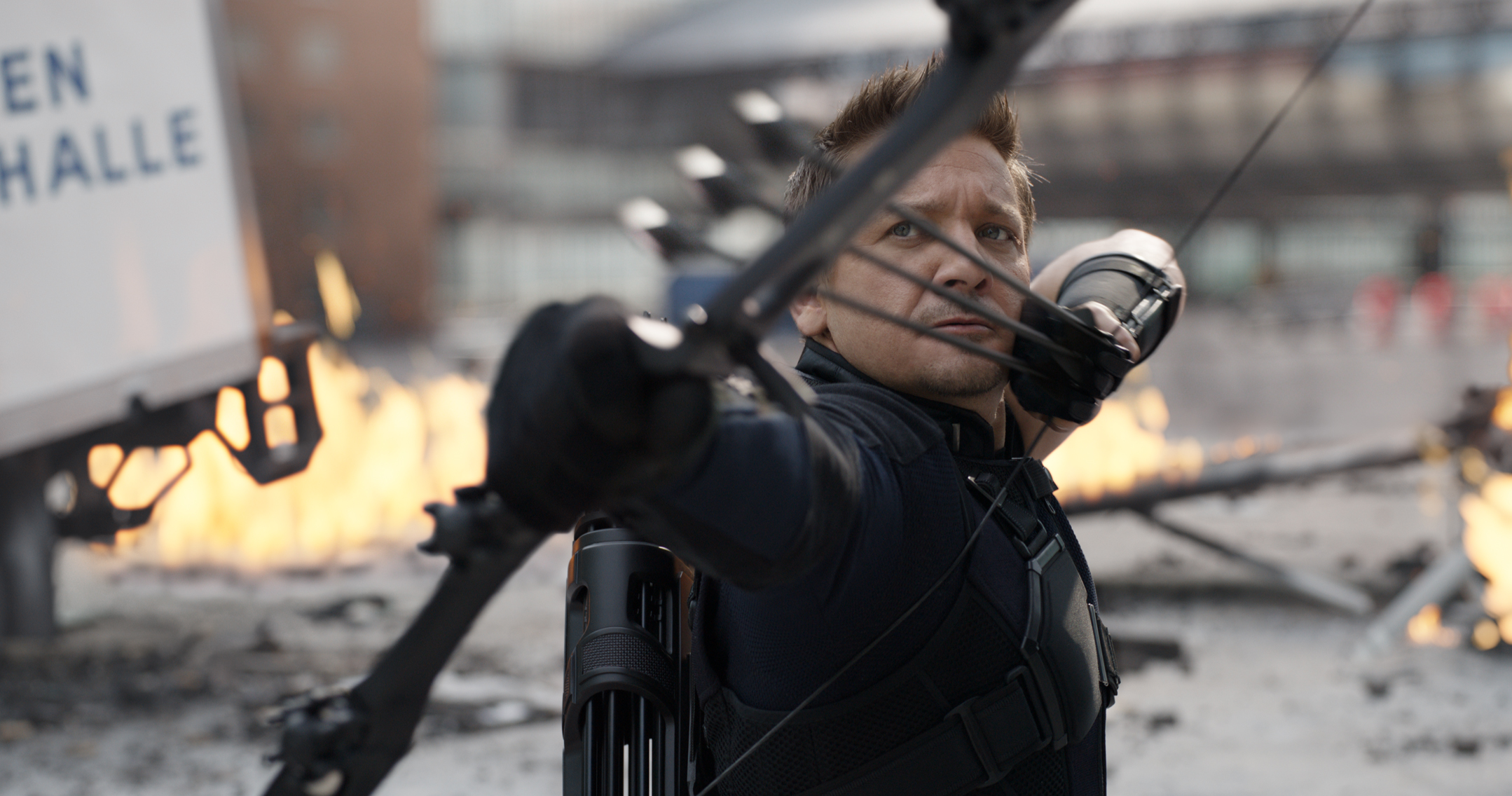 Marvel's Captain America: Civil War..Hawkeye/Clint Barton (Jeremy Renner)..Photo Credit: Film Frame..© Marvel 2016