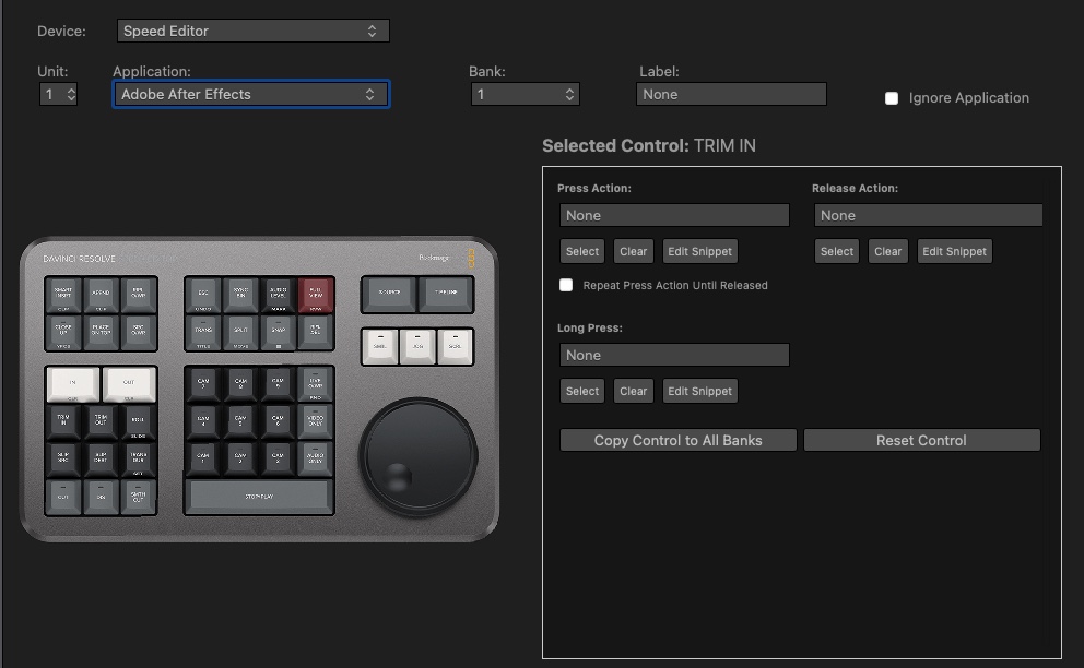 CommandPost adds support for the DaVinci Resolve Speed Editor by