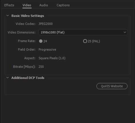 CREATING YOUR OWN DCP’S - PREMIERE PRO CC SETUP 27