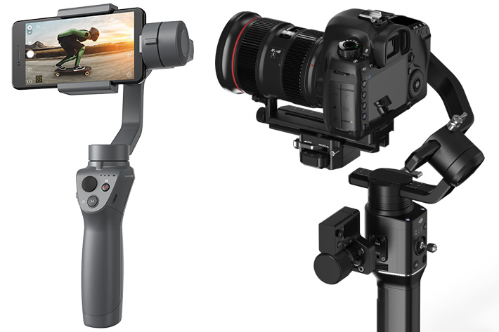 DJI: new Osmo Mobile 2 and Ronin-S stabilizers at CES 2018