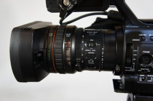 The 14x lens on the PMW-300