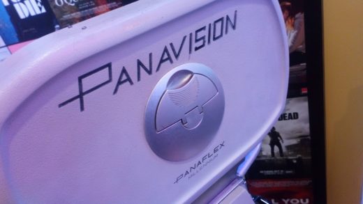 Film magazine marked with Panavision logo