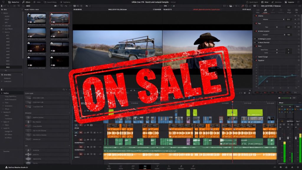 Blackmagic offers up discounts for DaVinci Resolve Studio and Resolve products 3