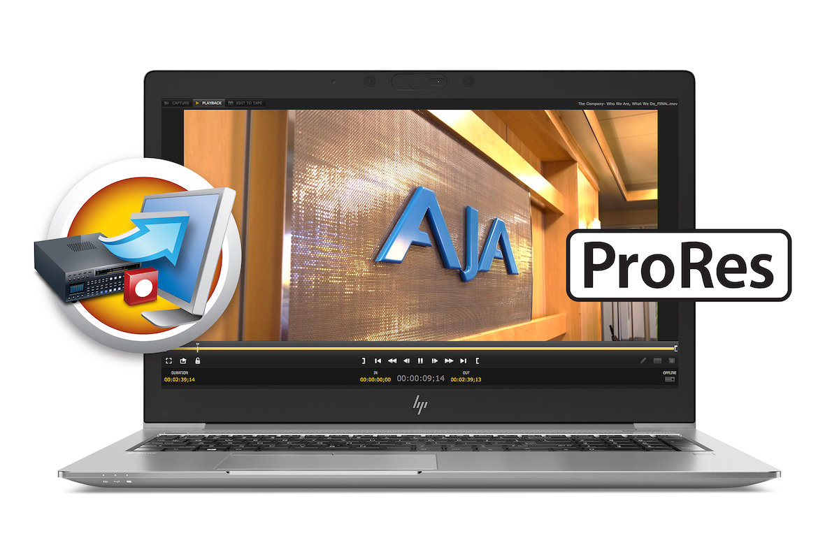 AJA at NAB 2019 introduces new and updated products including the H.264 Ki Pro GO 23
