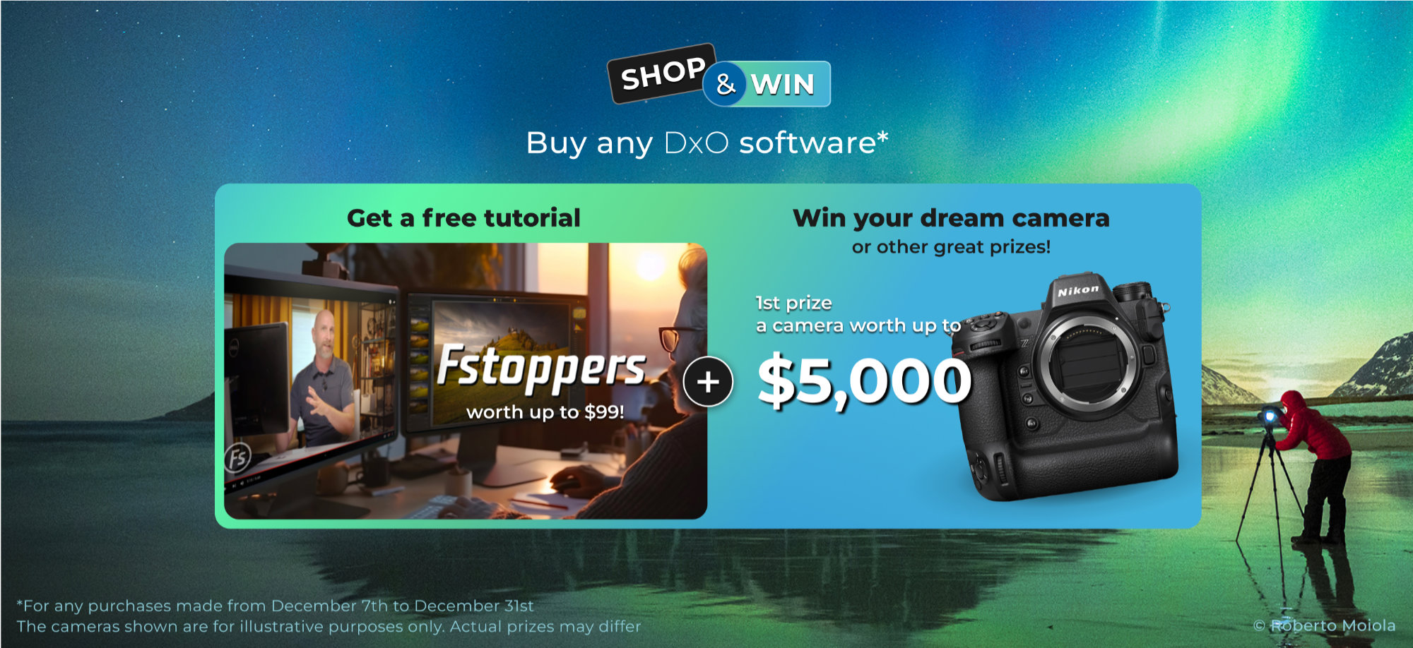 Buy DxO software… get a chance to win a $5,000 camera