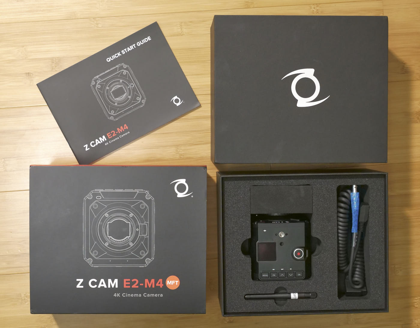 Z Cam E2-M4, as delivered