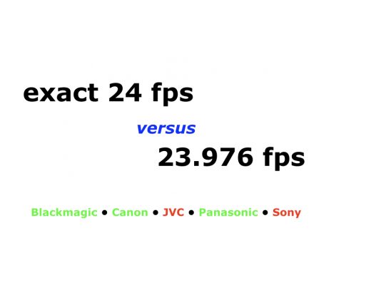 When exact 24 fps beats 23.976… and when it doesn't 5