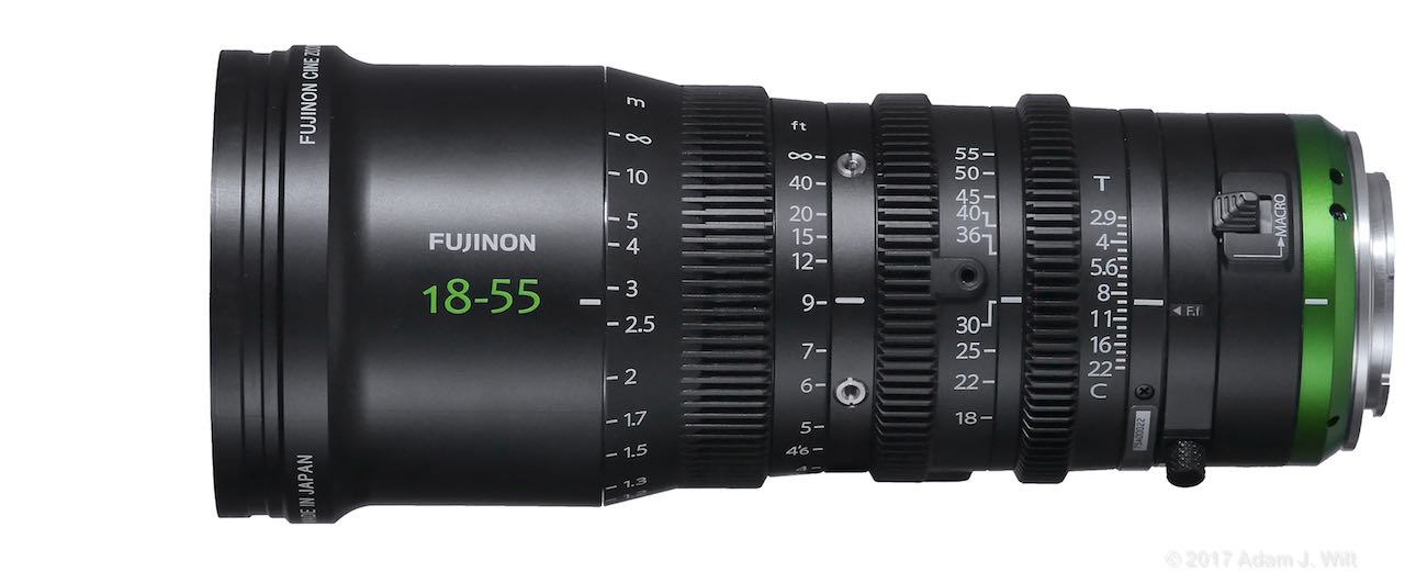 Review: Fujinon MK18-55mm T2.9 E-mount cine zoom by Adam Wilt - ProVideo  Coalition