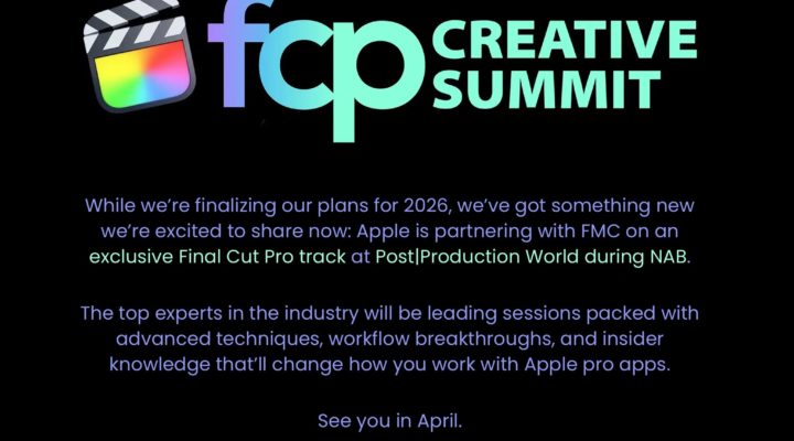 Final Cut Pro user? Head to NAB 2026 1
