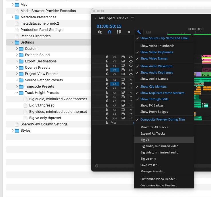 How to move your Adobe Premiere Pro keyboard shortcuts and user settings, most all of them 52