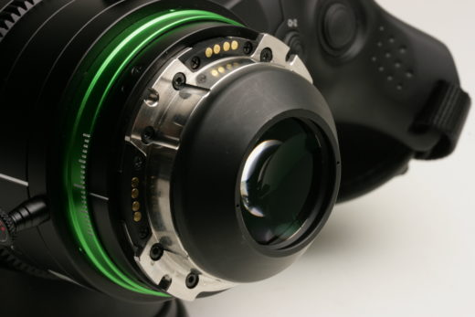 Lens mount on a Fujinon XK6x20 zoom