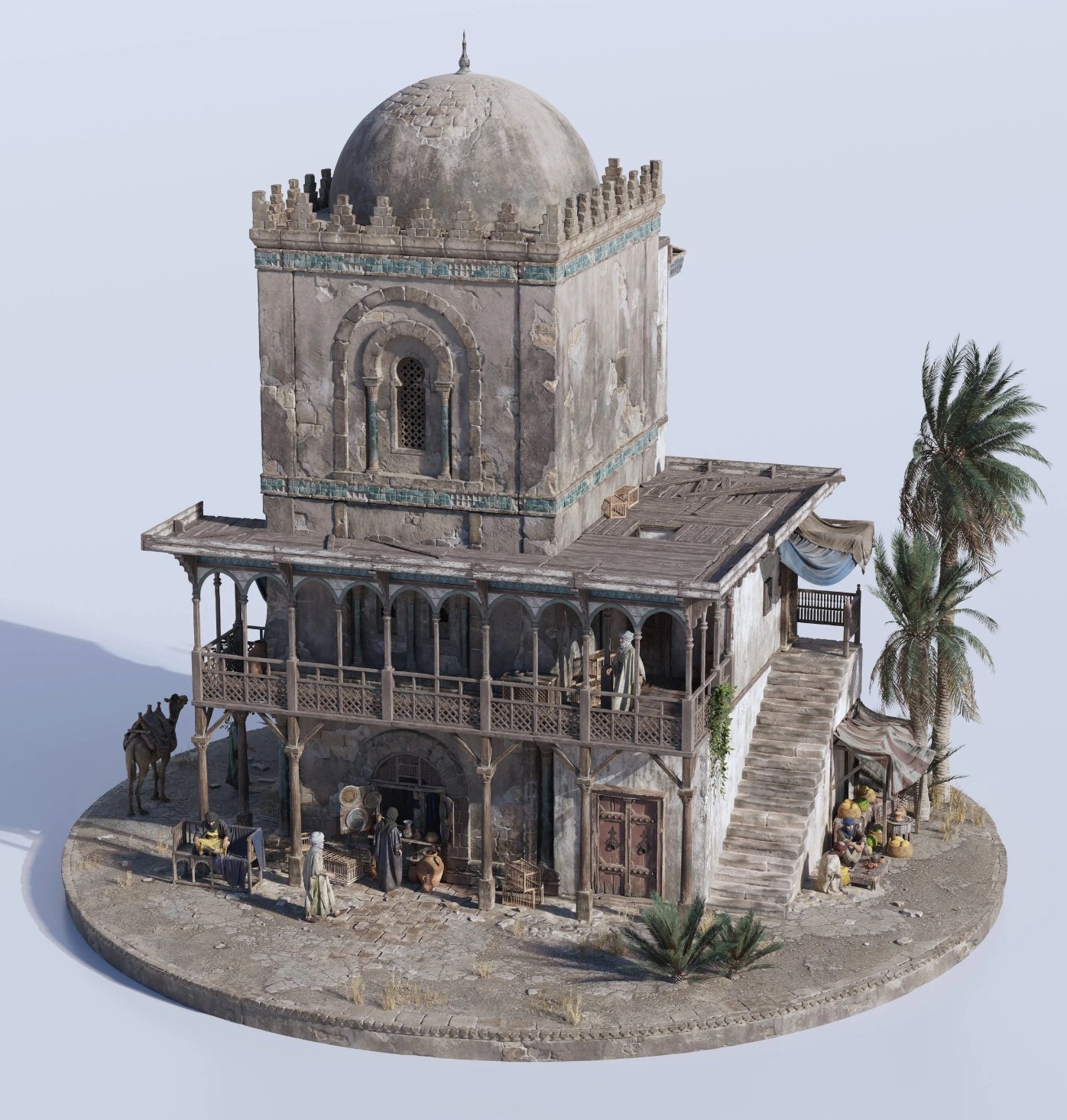 It's 2026 and my Unreal Engine 5 learning continues. 4 Grand Bazaar Pack B/M/S