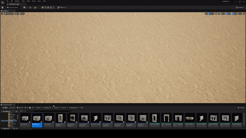 It's 2026 and my Unreal Engine 5 learning continues. 6 Grand Bazaar Pack B/M/S UE5