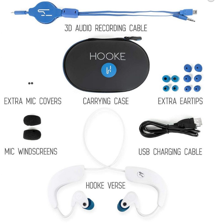 Record 3D binaural audio with Hooke Verse hardware and software, for Android, iOS + more 16