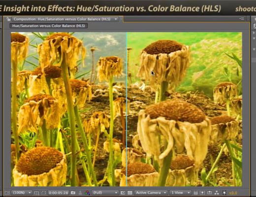 After Effects Classic Course: Hue/Saturation vs. Color Balance HLS 11