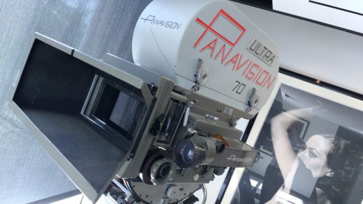 Super Panavision 70 camera on display at the company's Woodland Hills facility.