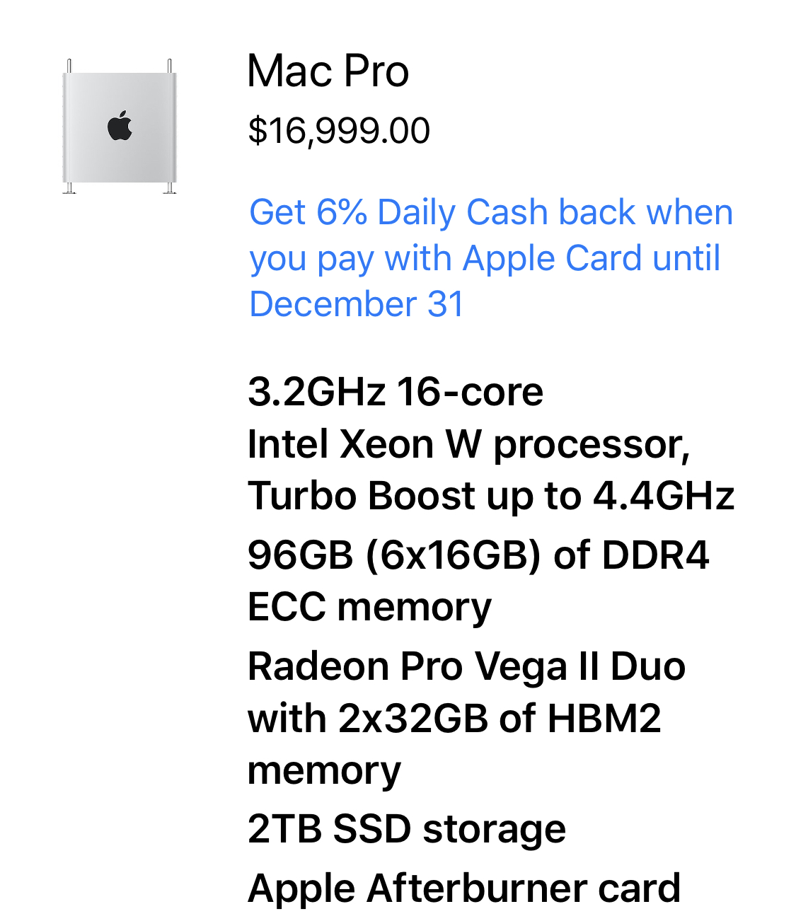 Here's the proverbial new Mac Pro can be ordered post 7