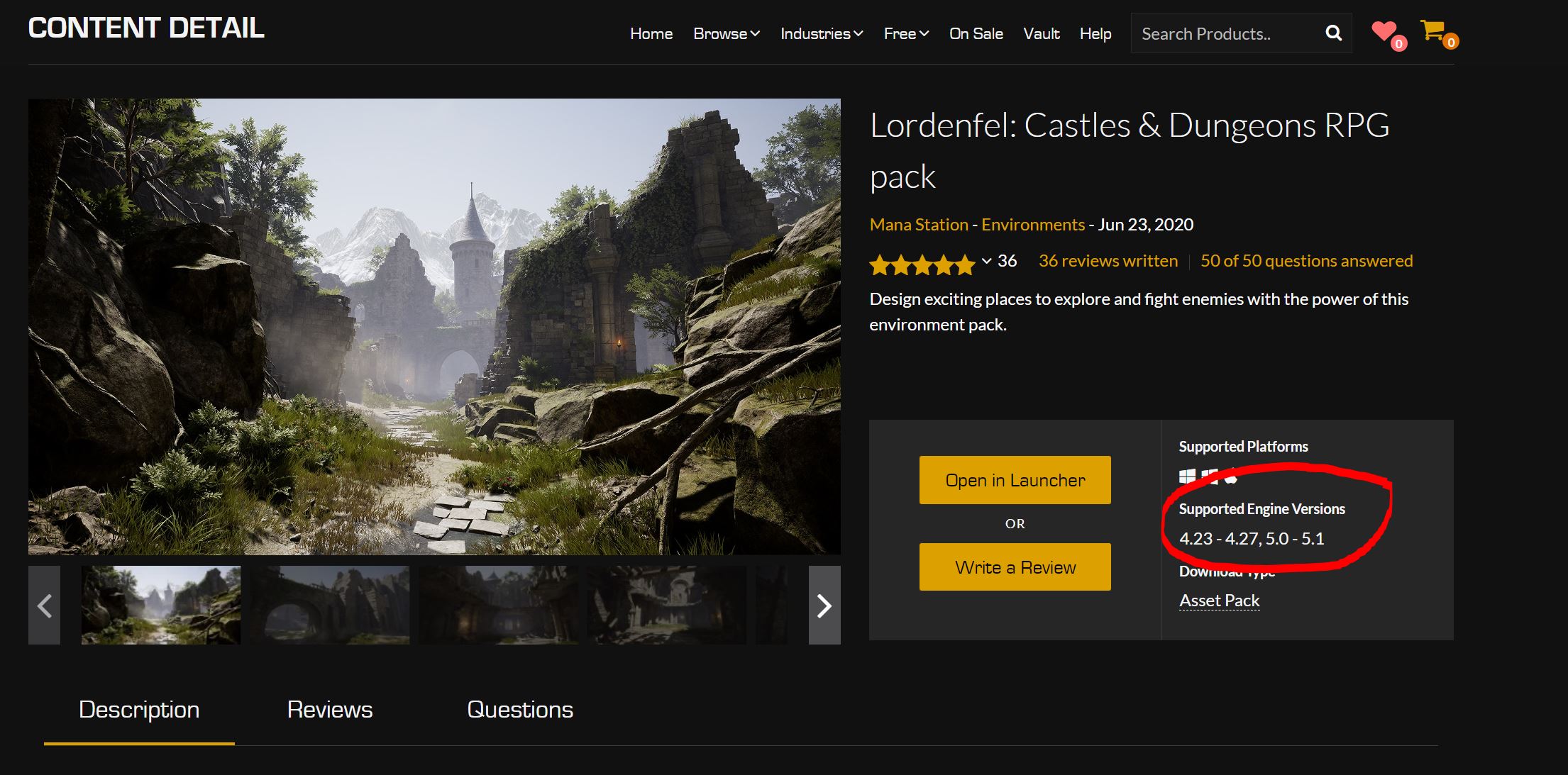 In Depth Look - Lordenfel: Castles & Dungeons RPG pack for Unreal Engine 5.1 2