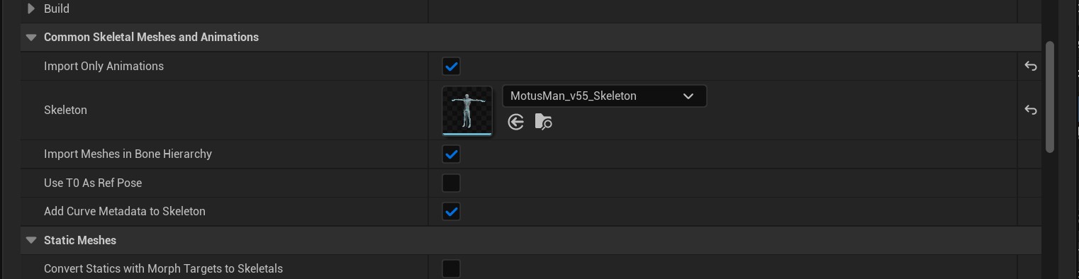 Unreal Engine 5 - Animation Importing & Retargeting Part 1 7 FBX Import Window
