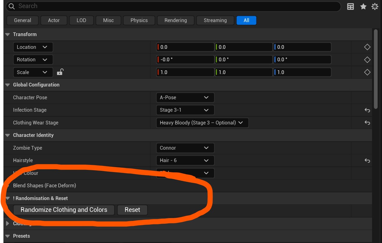 Unreal Engine 5 - Animation Importing & Retargeting Part 1 10 BMS Zombine Settings