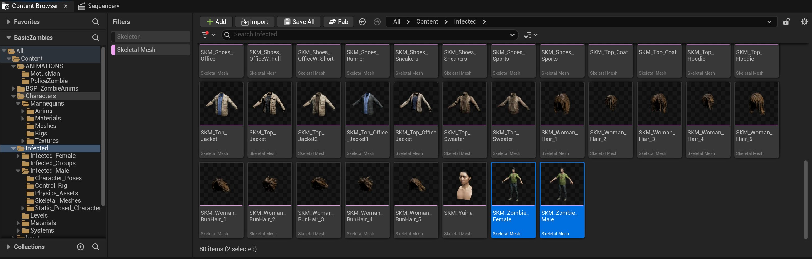 Unreal Engine 5 - Animation Importing & Retargeting Part 1 13 Skeletal Mesh 2