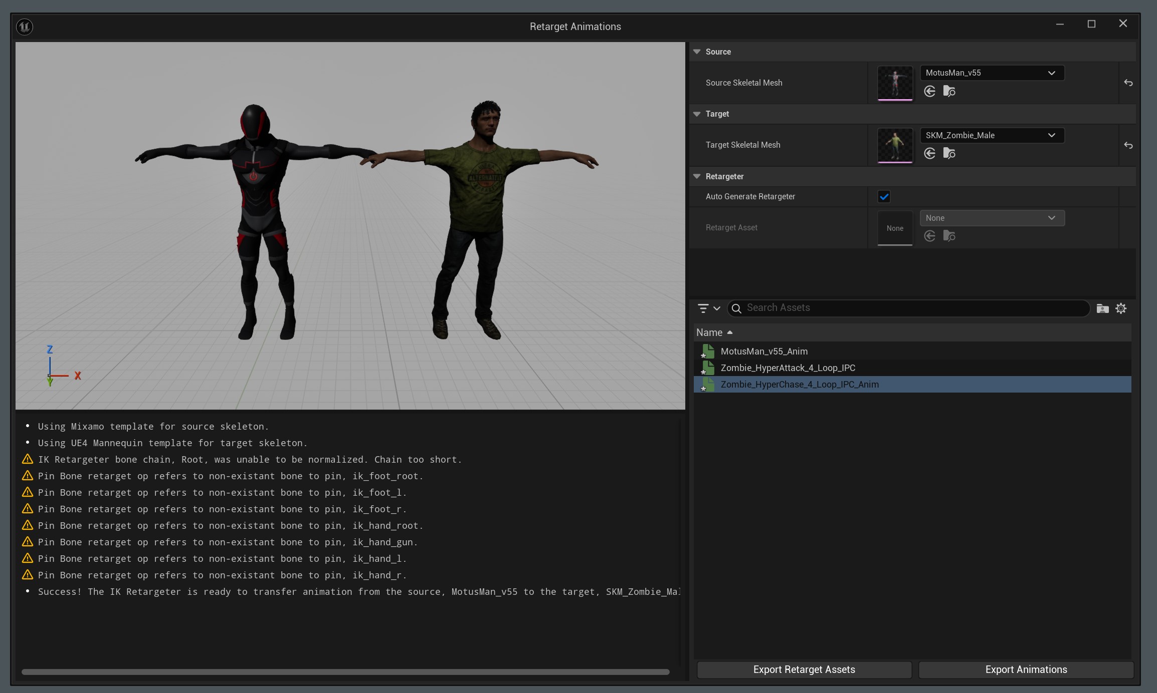 Unreal Engine 5 - Animation Importing & Retargeting Part 1 15 UE5 Retargeter