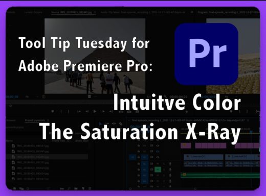 Tool Tip Tuesday for Adobe Premiere Pro: Intuitive Color - the Saturation X-Ray 12 Tool Tip Tuesday for Adobe Premiere Pro: Intuitive Color - the Saturation X-Ray 12