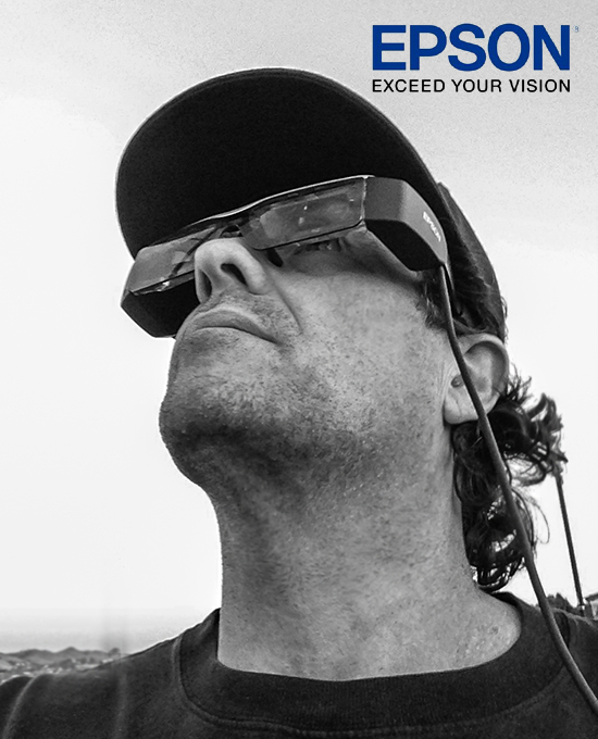 Epson Moverio BT-200 Smart Glasses with the DJI Phantom 2 Vision+ 1