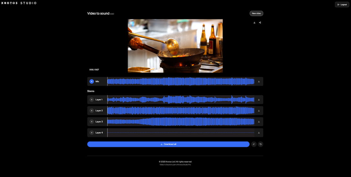 IBC 2025: Krotos introduces Video to Sound, AI-assisted tool for automatic audio sync 7 IBC 2025: Krotos introduces Video to Sound, AI-assisted tool for automatic audio sync 7