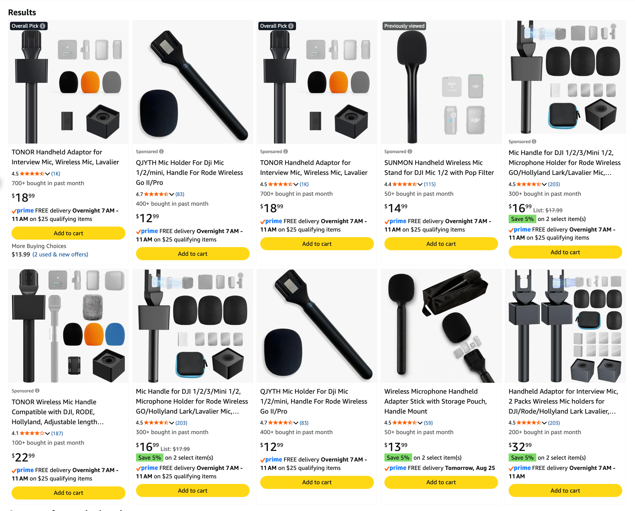 Lav Mic Handle, a generic accessory to convert your lav/transmitter mic into a proper handheld 8 Lav Mic Handle, a generic accessory to convert your lav/transmitter mic into a proper handheld 8