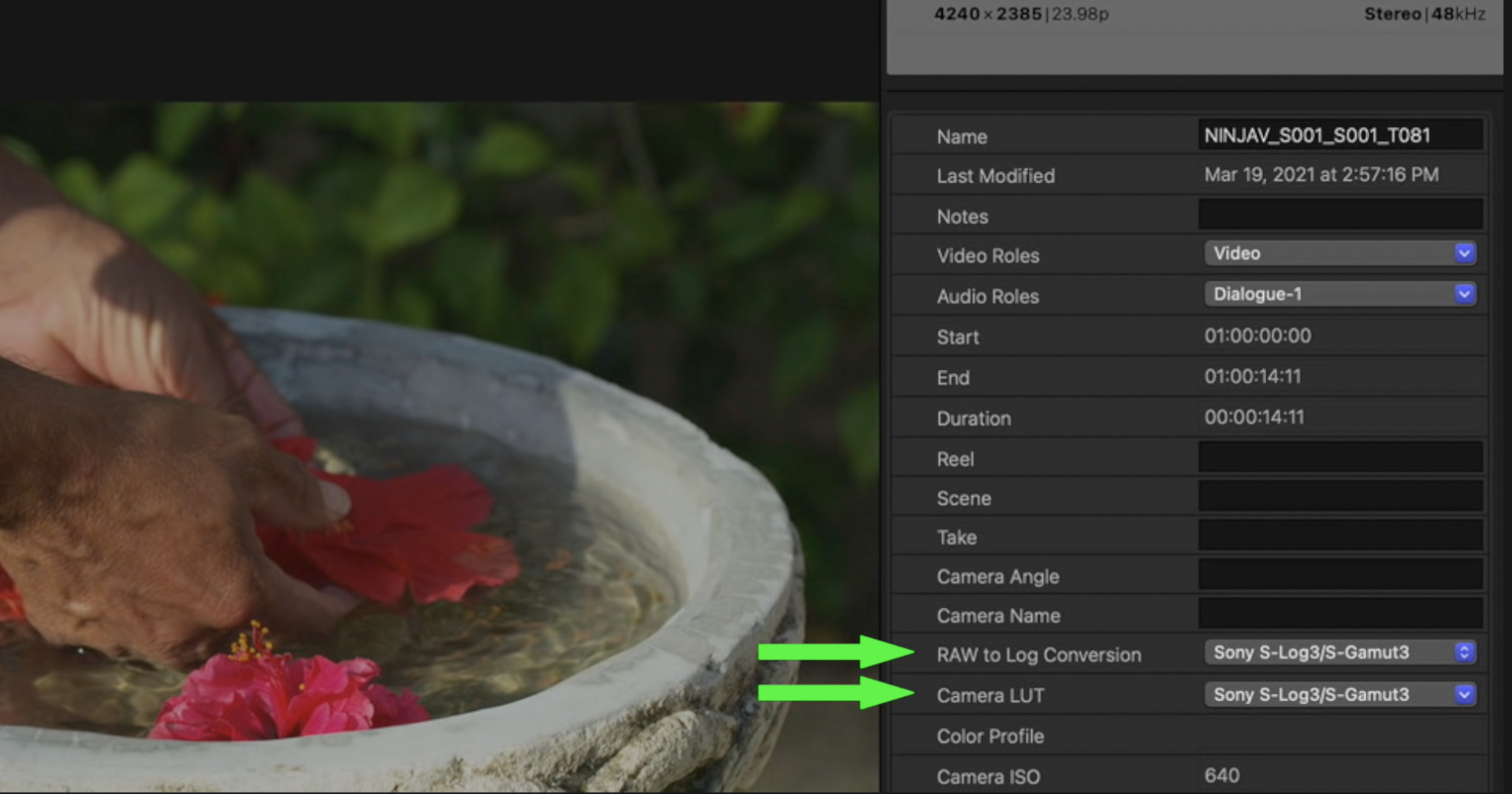 Working with ProRes RAW in Final Cut Pro by Mark Spencer - ProVideo ...