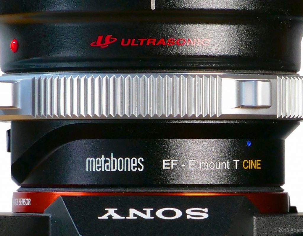 Metabones Ef to E mount T CINE adapter