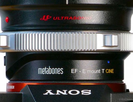 Metabones Ef to E mount T CINE adapter