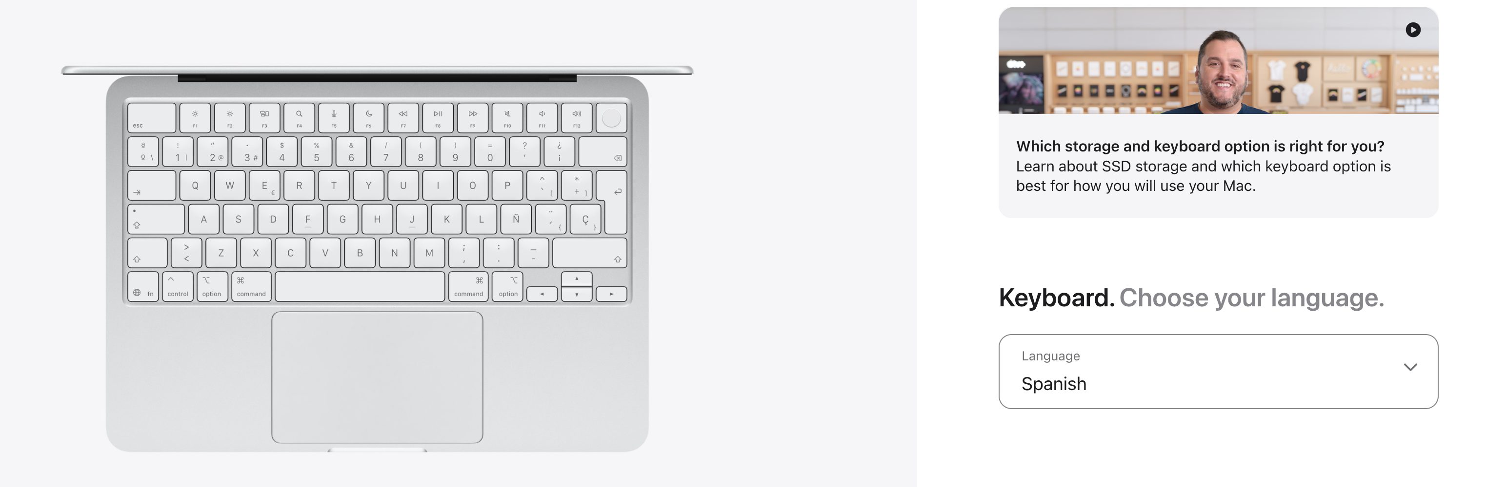 MacBook Neo buyer's guide: color, hub, keyboard, TouchID/storage, virtualization + more 16 MacBook Neo-Spanish ISO keyboard