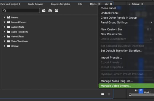 Tool Tip Tuesday for Adobe Premiere Pro: Tame Your Effects Library 11 Tool Tip Tuesday for Adobe Premiere Pro: Tame Your Effects Library 11