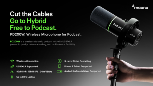 MAONO Announces Savings on its PD200W Hybrid Podcasting Microphone 10 MAONO PD200 Microphone