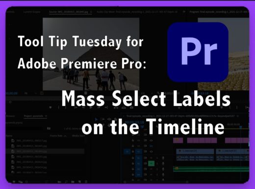 Tool Tip Tuesday for Adobe Premiere Pro: Mass Select Timeline Labels 6 Tool Tip Tuesday for Adobe Premiere Pro: Mass Select Timeline Labels 6